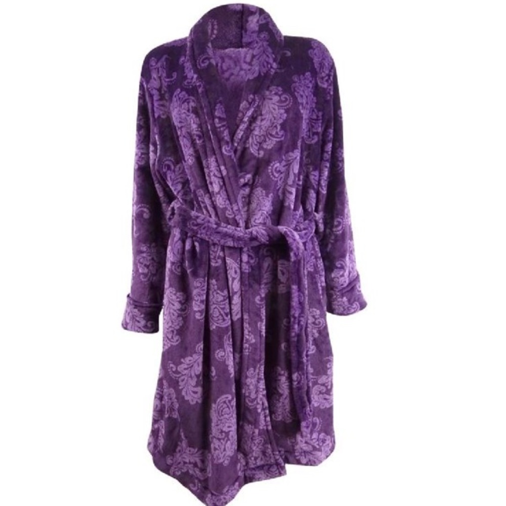 Charter Club Women's Super Soft Printed Robe